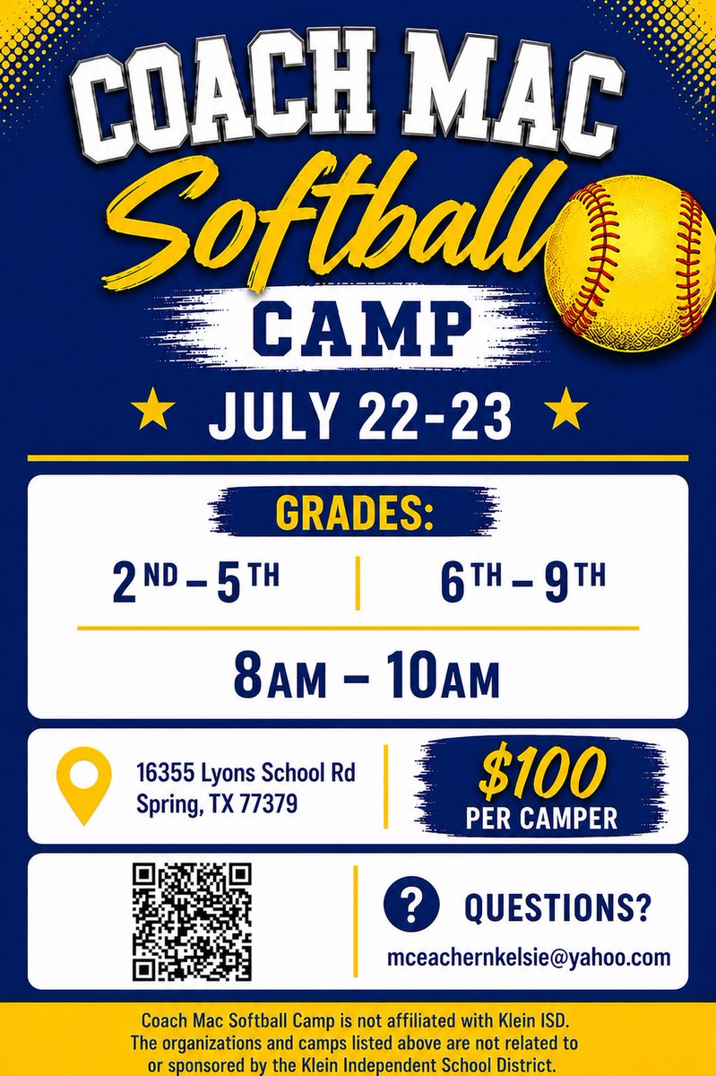 Coach_KMac's tweet photo. CAMP TOMORROW!!! Don’t miss out👏🏼 https://t.co/J2rOwbLkFZ