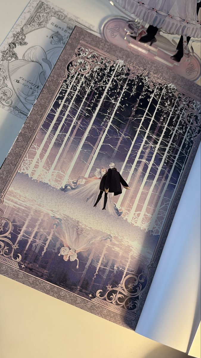patisserieplain's tweet photo. Hana himeru’s color page and inner cover for volume 6 - I’ve always loved how haunting the illustrations are while maintaining a delicate atmosphere, a truly special series ( ᵒ̴̶̷̥   ᵒ̴̶̷̥ )♡ https://t.co/gPVFSR3KP7