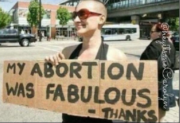 LifeNewsHQ's tweet photo. How can she brag about killing her baby? https://t.co/I1y6gp35k9