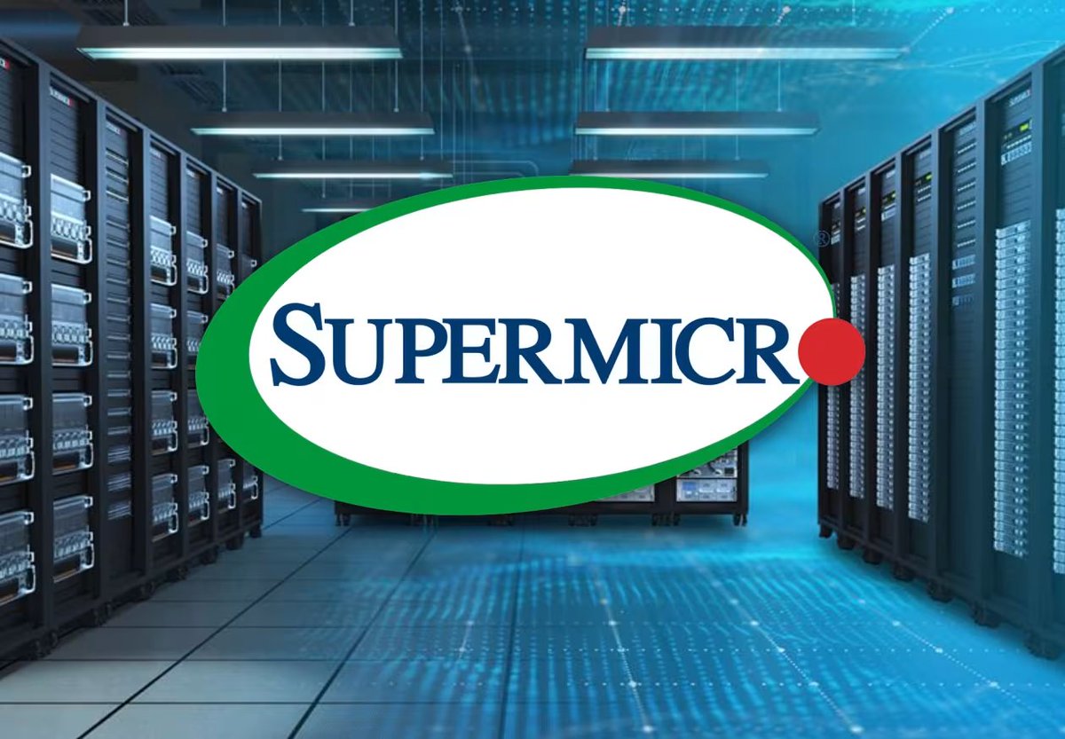 WOLF_Financial's tweet photo. BREAKING: SUPERMICRO $SMCI SAYS IT BOOKED MORE THAN $60B IN NEW ORDERS LAST QUARTER, ROUGHLY 5X ITS QUARTERLY REVENUE

The preliminary Q4 update cuts three ways:

- New orders: in excess of $60B in the quarter, pushing backlog to record levels, to be delivered over future quarters
- Gross margins: estimated 15%-17%, nearly double the 8.2%-8.4% guidance, on favorable customer and product mix
- Revenue: expected near the low end of the $11.0B-$12.5B guide

The read: fewer dollars shipped this quarter, much more profit per dollar shipped, and a demand pipeline far larger than current output.

Two caveats from the release itself:
- The figures are preliminary and unaudited, and the company notes some orders may not be firm commitments and can be canceled or delayed
- The board's previously disclosed independent review of alleged export-control issues could affect these results and prior periods

Full results land August 11.