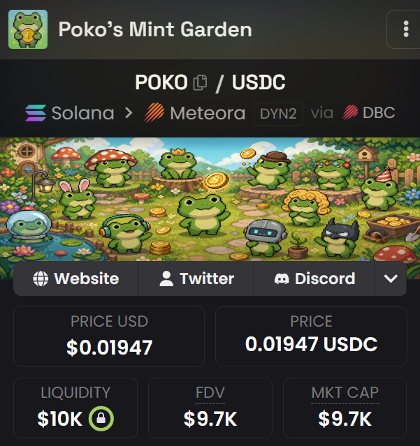 chusky__'s tweet photo. Another good game has been added to Chusky's Alpha Watchlist: $POKO 🐸

In my opinion, @pokofrogsgame is one of the biggest the candidates to win @orynth game competition, as well as @playNIKAarcade and @lumenagg. 

8vCWfUoVaaEEmZMszwPyMiCM6NEajs5c24xcNVcWHory

Awarded or not, it is woth to follow and play. Created and developed by: Hsueh Fen Yang.

More findings at: https://t.co/pYGpYlU0MR
