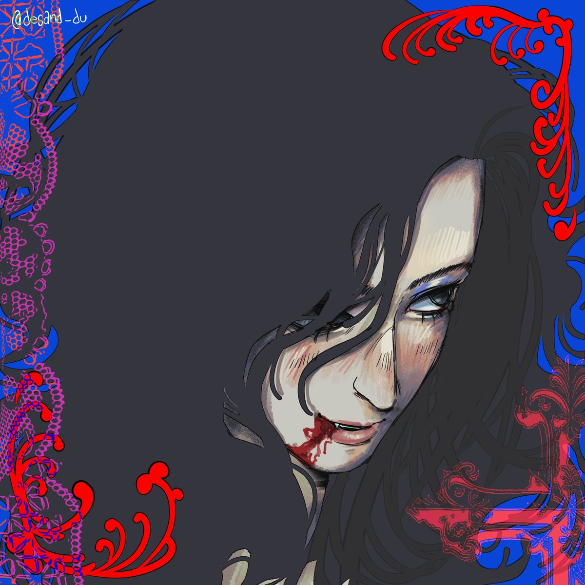 Desand_du's tweet photo. Vampires will never hurt you
#art #digitalartㅤㅤㅤㅤ https://t.co/JiQHgyigZz