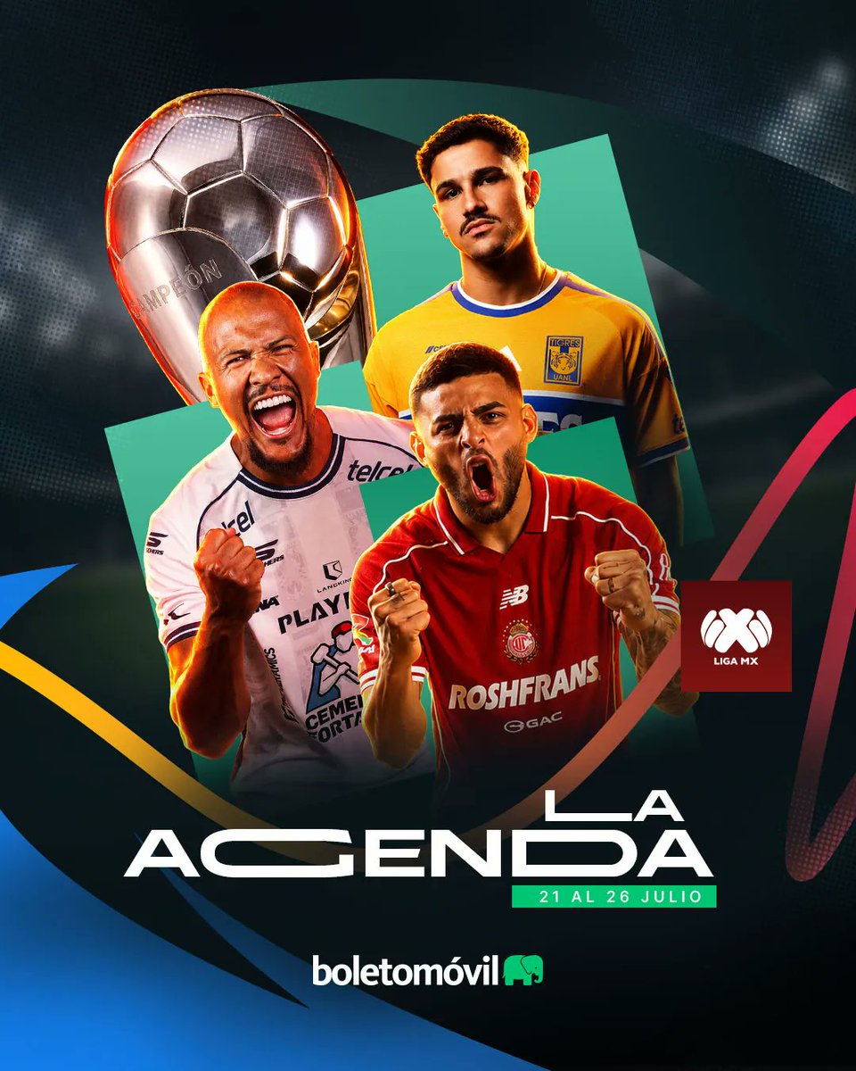boletomovil's tweet photo. La Jornada 2 ya está aquí⚽🔥

#TuCómplice te deja la agenda para que vayas organizando el plan de la semana🐘💚 https://t.co/FALp72SDpT