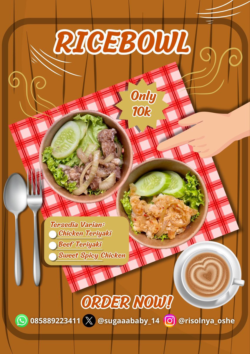 Sugaaababy_14's tweet photo. guys bantu rt pliss 🙏🏻

Haii aku open po Rice bowl dan nasi bakar ya untuk jumat berkah harga nya 7k-10k only ( no minum purchase )

untuk jumber nanti akan di bagikan ke perkerja jalanan/tunawisma/rumah yatim&amp;duafa/masjid

📍jakarta barat

DETAIL ⬇️

#JumatBerkah #zonauangㅤ https://t.co/A3cIWUjxQs