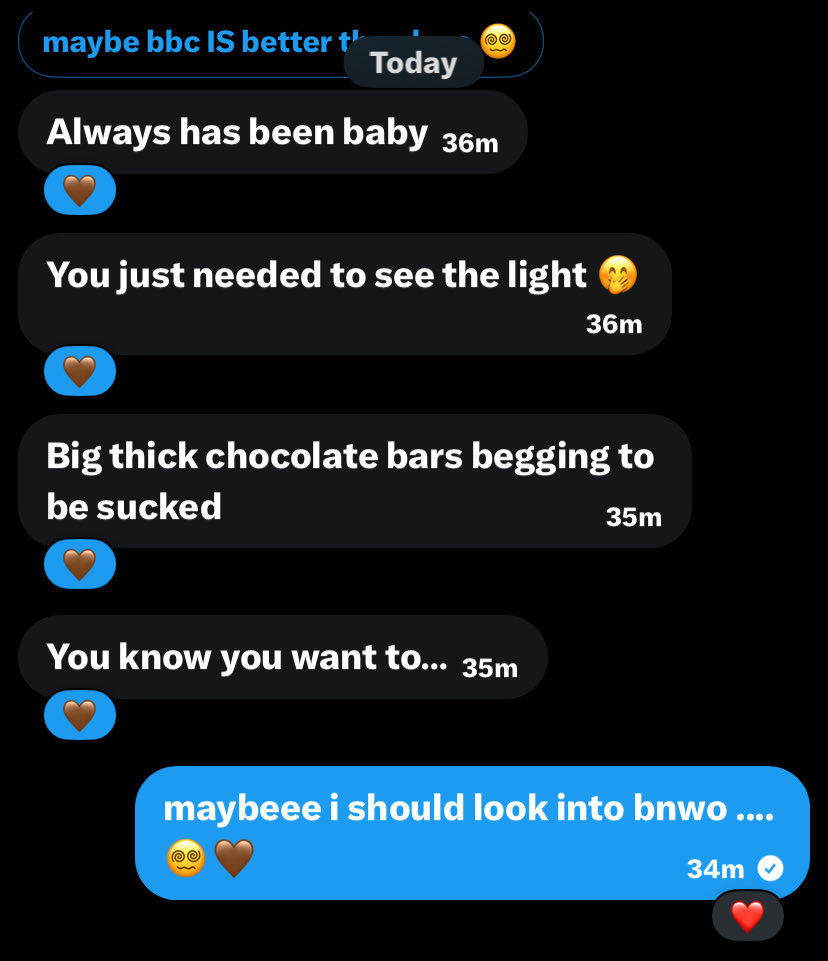 evildyke444's tweet photo. i was instructed to expose my need for bnwo because i'm a stupid white bitch and deserve to be embarrassed by my submission <3
(per instructions, i'm posting this and logging off for the night. black men please humiliate me for my pathetic need.) https://t.co/bRf2r1ajLG