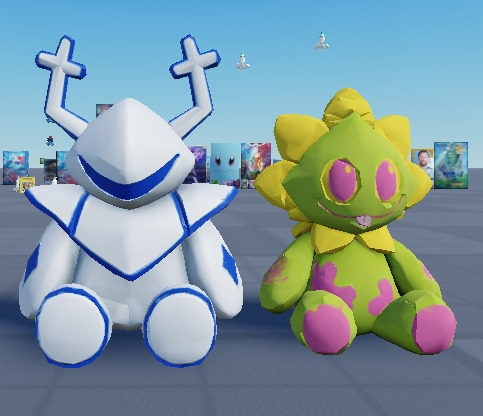 Freshsa15814112's tweet photo. Which of these two plushies would you like me to post on #Roblox? https://t.co/OHkCQDWrqd