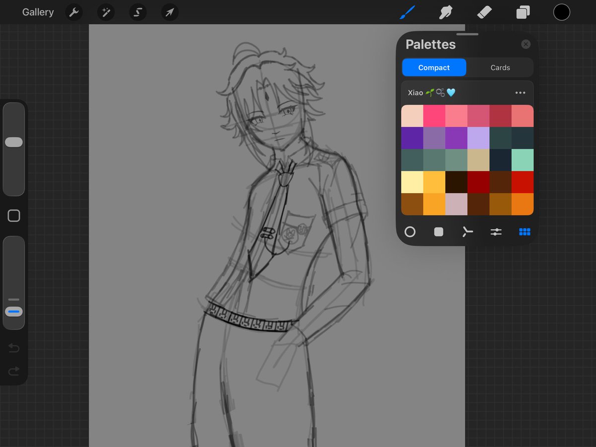 moonlightjelly7's tweet photo. Xiao wearing Noiz’s clothes ( ⭑•̀ᴗ•́ )✧
(This is a very very rough sketch okay I swear it’ll look better soon) https://t.co/O6KzaeAlVi