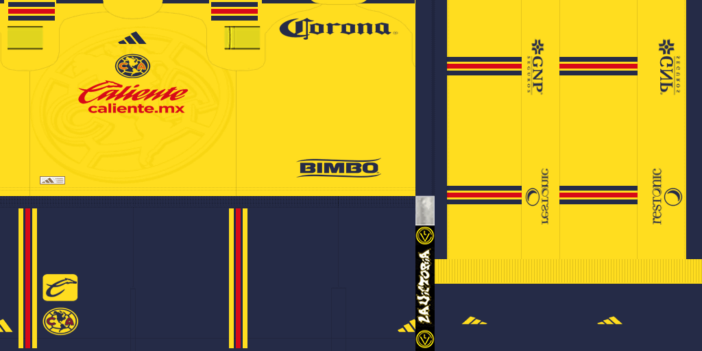 ohdez1515's tweet photo. KITPACK CLUB AMÉRICA 2026/27 🇲🇽 FOR PES 2013
-Include all kits, fonts & numbers
MEGA: https://t.co/h0xtPeHI1w
#efootball #pes2013 #proevolutionsoccer
#peskits #LigaBBVAMX https://t.co/ptkrNRocFB