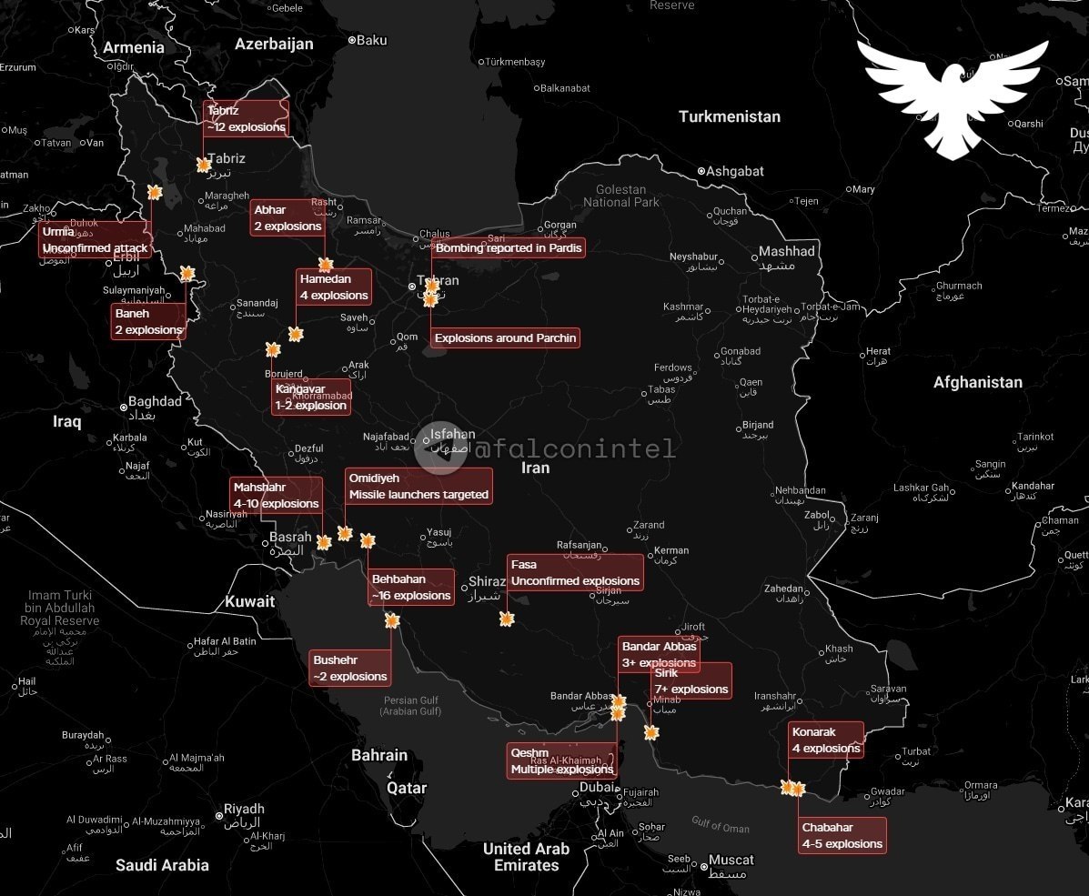 ME_Observer_'s tweet photo. ⚡️ Map of US attacks this morning https://t.co/ELpcPbveaa