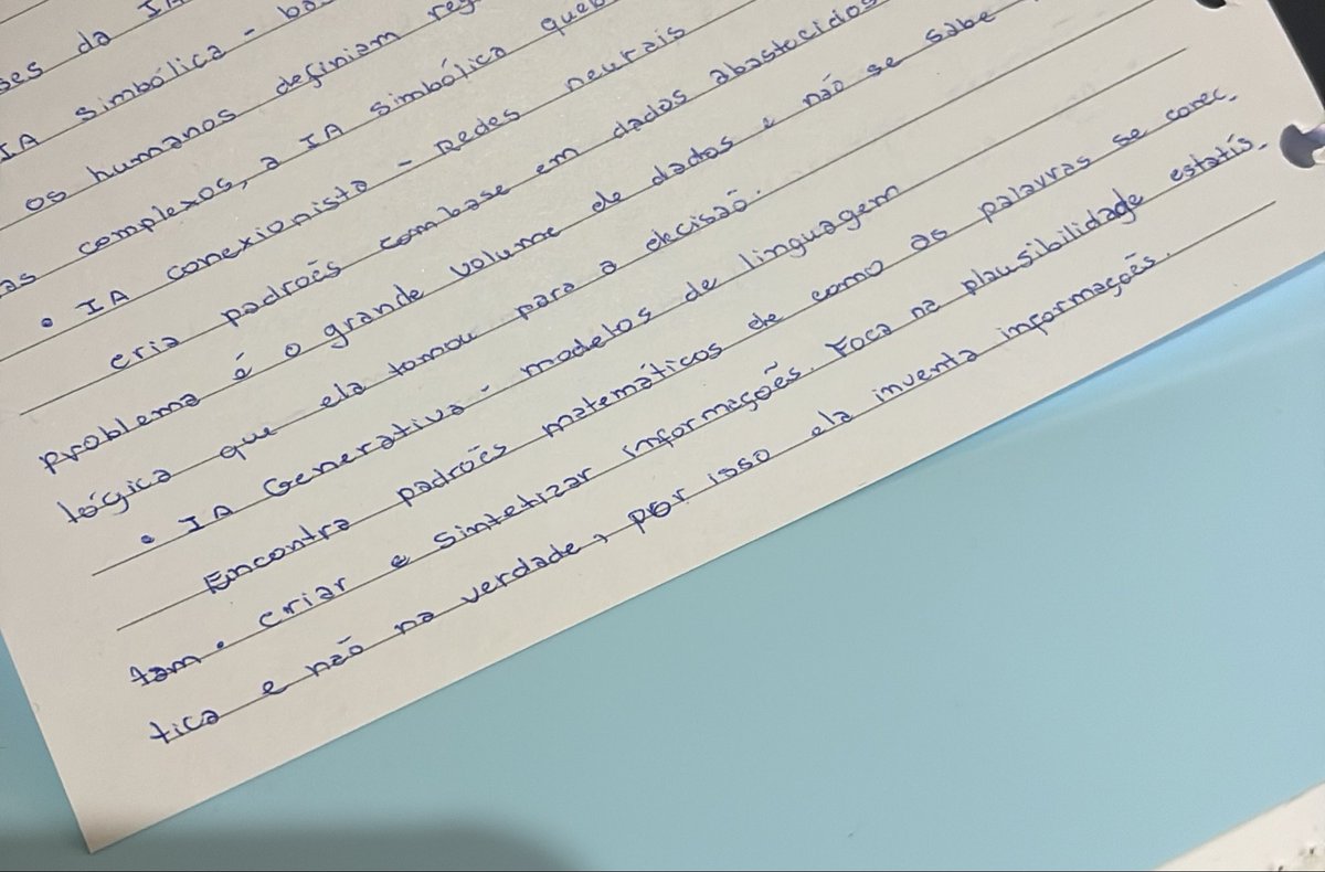 Nog_Fernando's tweet photo. Estudando a matéria de IA, lembrei do episódio do podcast da @Lorelay_Fox onde a IA inventa um tema super louco de nuvem fertilizante (ou era reprodutora) praticada pelos Maias. E agora faz sentido o porque ela trouxe uma resposta que não existe https://t.co/DFkyiHK0OI