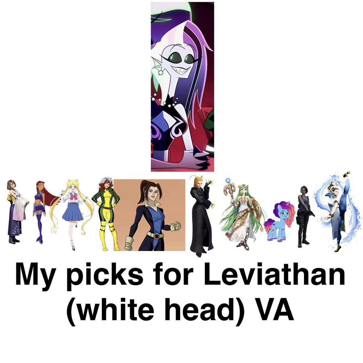 NativeBrony_91's tweet photo. #LeviathanHelluvaBoss #HelluvaBossLeviathan #HelluvaBoss #Hellaverse #Leviathan
Leviathan version as well for my own take of this
but what if 2 of her heads were seperate voices (or potential 1 VA to voice both heads) https://t.co/vB0zfAMAig