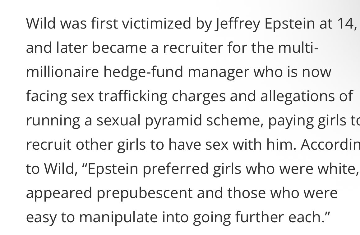 LombardGoon's tweet photo. Epstein was an example of this Jewish predilection. He was a Jewish supremacist interested in eugenics who specifically targeted White girls to improve his gene pool. This girl is likely the byproduct of a fellow tribesman of Epstein’s with a similar rationale. https://t.co/mCe0njHW5x