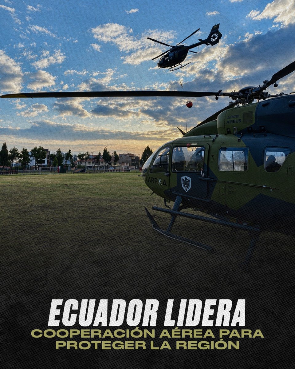 DefensaEc's tweet photo. 🚨UNIDOS POR LA SEGURIDAD Y LA SOLIDARIDAD

#Ecuador fortalece la cooperación internacional para responder de manera conjunta ante emergencias y proteger la vida. 🤝

➡️ El Gobierno Nacional, a través del Ministerio de Defensa y las Fuerzas Armadas del Ecuador, reafirma su compromiso con la cooperación internacional mediante su participación activa en el Sistema de Cooperación entre las Fuerzas Aéreas Americanas (SICOFAA), fortaleciendo la coordinación y la preparación para enfrentar emergencias y desastres en la región.

📌 Esta alianza permite coordinar operaciones de ayuda humanitaria, compartir capacidades, conocimientos y experiencias, además de fortalecer la respuesta conjunta y la seguridad regional frente a los desafíos comunes.

Preparados para actuar juntos. 👊
