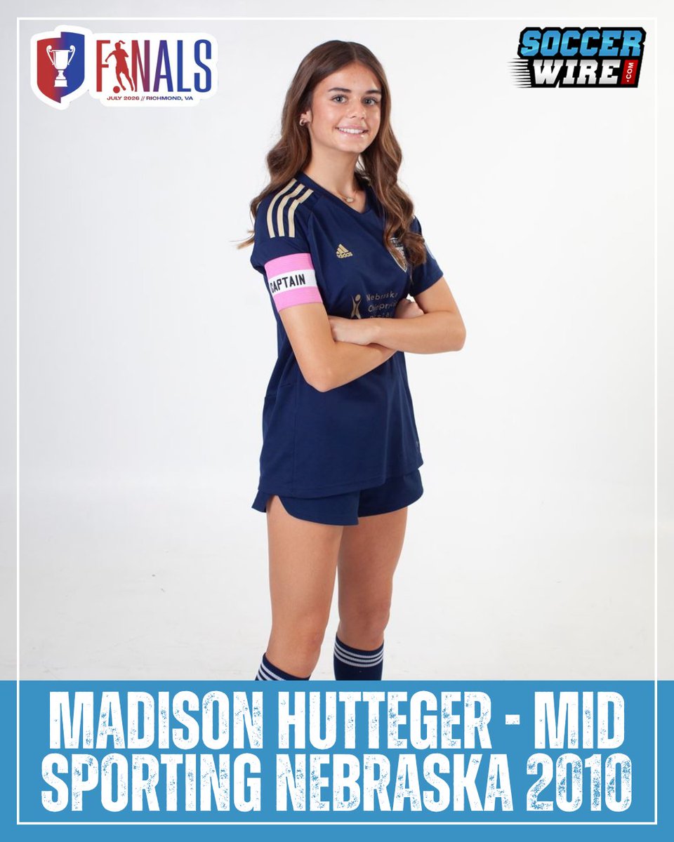 TheSoccerWire's tweet photo. Madison Hutteger (@madisonhutteger) - @SNFCGirlsGA 2010 - Midfielder
#GAFinals https://t.co/Kk9g79Hp2v