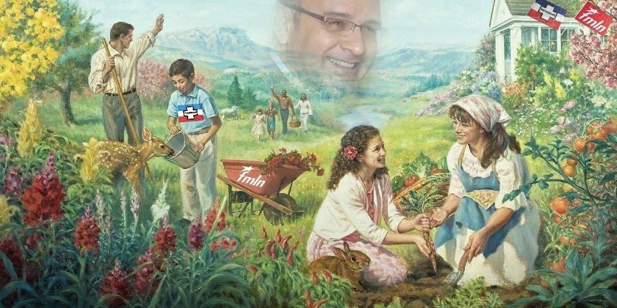 S1111VAR's tweet photo. @lobosolitariosv Osea que cuando ARENA y FMLN estaban en el gobierno todos eran austeros y la gente tenía su propio carro ganando $1000 tuzas. Algo así: https://t.co/H8HyWf24XC