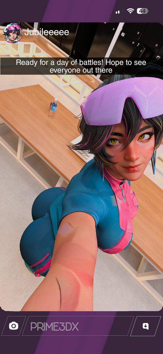 Prime3Dx's tweet photo. Jubilee posts on snap after a long day of battling
#MarvelRivalsㅤ #Jubileeㅤㅤ https://t.co/GK3X4fNzZy