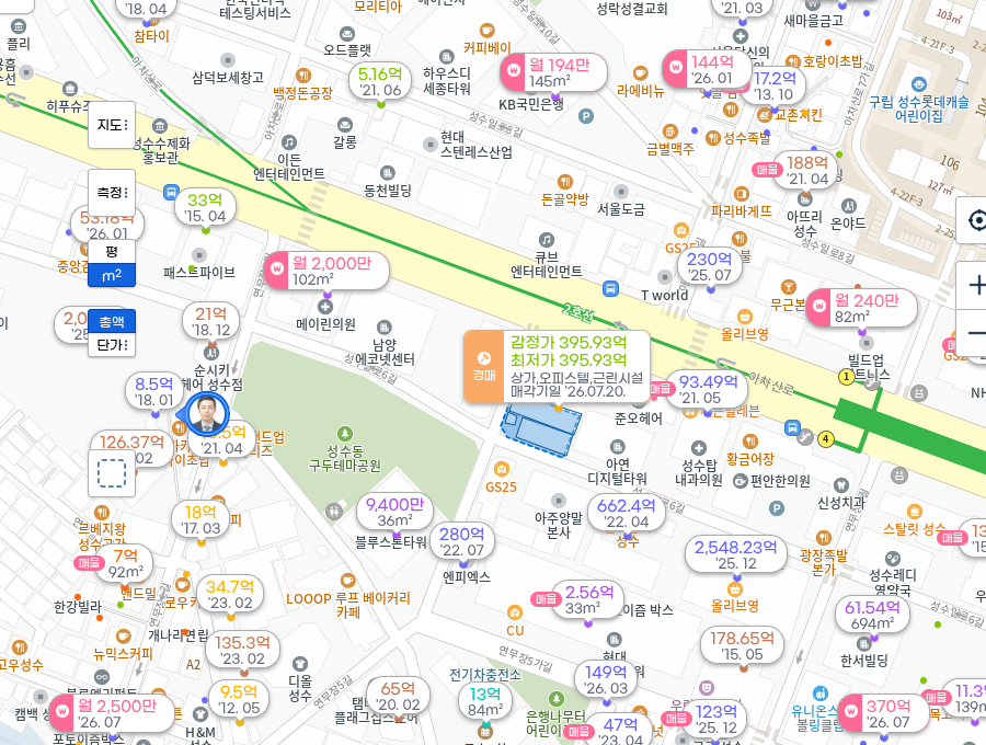 성수역 이름값 10억은 부담된다며 물렀던 올리브영이, 이번엔 성수 건물을 541억에 가져갔다. 대표 이미지