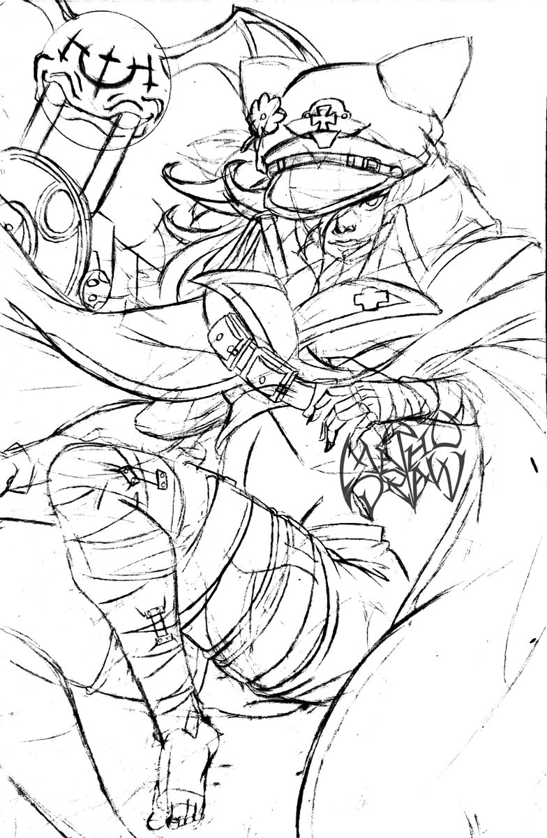 MathuDraw's tweet photo. 🍔-RAMLETHAL VALENTINE-🍔 

#GuiltyGear #GGST #fanart https://t.co/RHUaHoh4S4