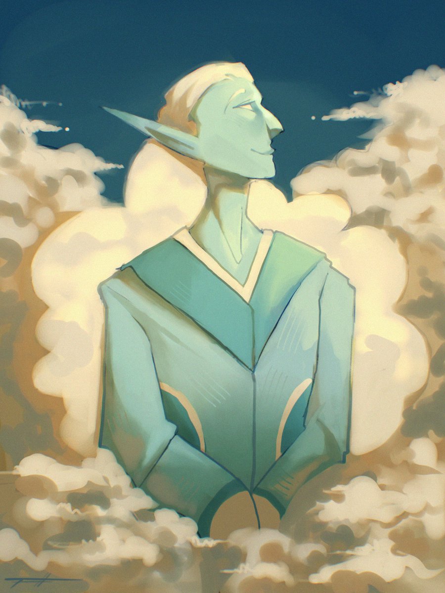 unafer22's tweet photo. A cloud man! 
Oc belongs to greenhalfelf on ig 

#artfight2026ㅤ #digitalartㅤㅤㅤㅤ #art #oc #original_character https://t.co/Xzgb1lg9EW