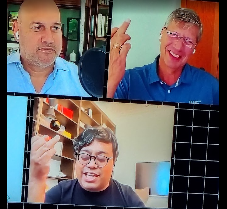 azarmiguel's tweet photo. @DaveBlundin Look at Salim's face, this moment was funny, and if you didn't see it, watch it, it was funny, and of course, it wasn't disrespectful at all, just funny. And Not shure if any AI can detect this frame frome the video worth to try. https://t.co/R0rhyuUWZu