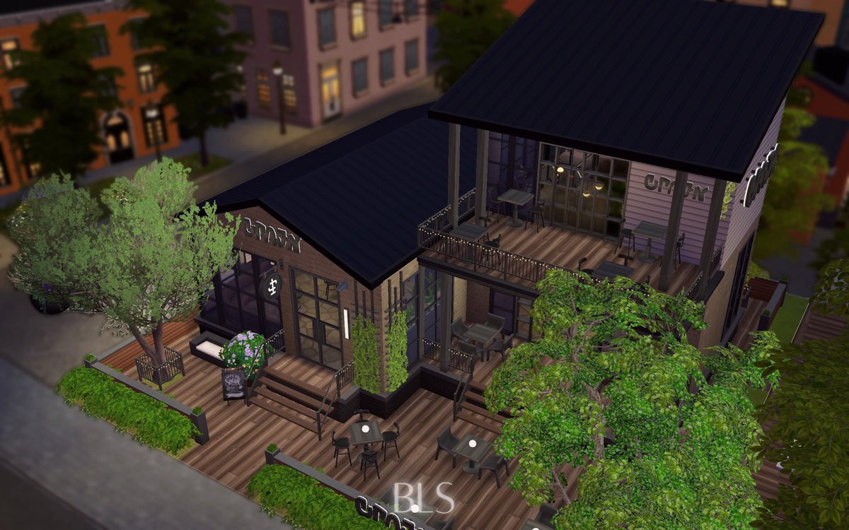 brilynnsims's tweet photo. New Soul Food Restaurant “Kinfolk’s Kitchen” 🐓

#ShowUsYourBuilds #TS4builds https://t.co/unfxFFprCL