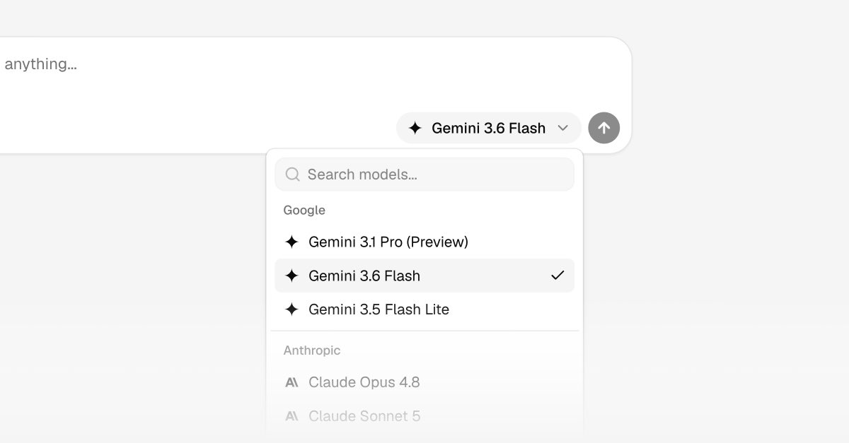 ClavyAI's tweet photo. Google recently launched Gemini 3.6 Flash, and it is now available in Clavy along with Gemini 3.5 Flash Lite. 

In our early testing, 3.6 Flash held up well on the high-volume work Clavy runs, like enriching table columns row by row and pulling answers from long documents. Compared to prior Flash models, it stayed accurate at speed, so bulk runs cost less without giving up quality.