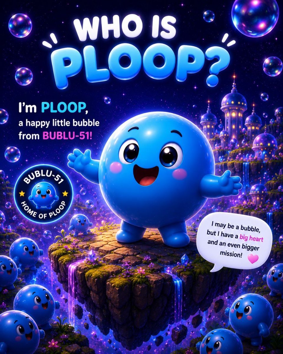 plooponxrpl's tweet photo. Not every meme is born to chase hype. 

Some are born with a mission.🫧

This is The Story of PLOOP👇 https://t.co/5VWrz35CH0