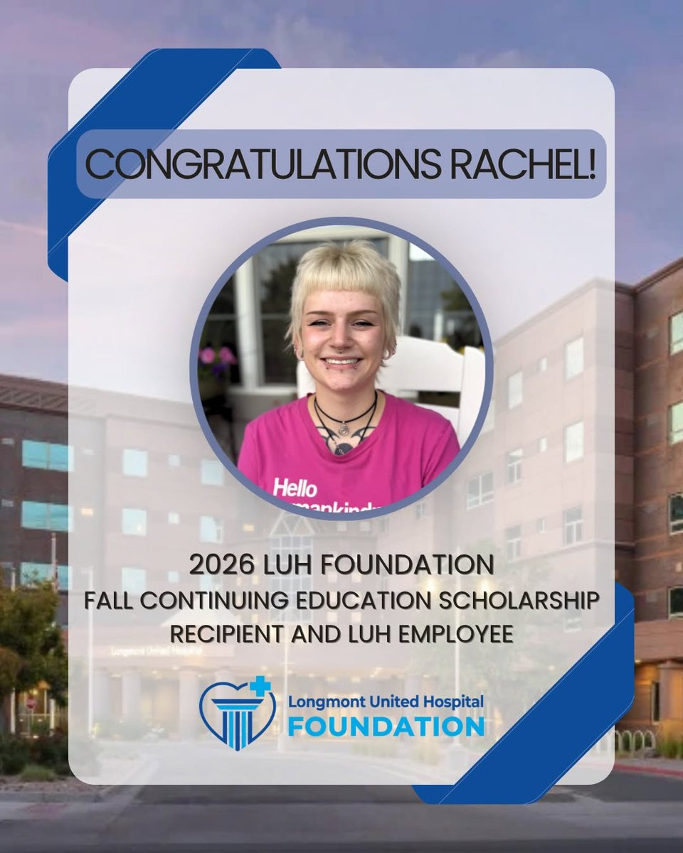 LUHFoundation's tweet photo. Highlighting a few more LUH employees who are new recipients of the LUH Foundation’s 2026 Fall Continuing Education Scholarship! These scholarships encourage individuals to pursue higher education in healthcare as well as help nurses &amp; faculty maintain certifications! 🙌 https://t.co/kdsP03C44p
