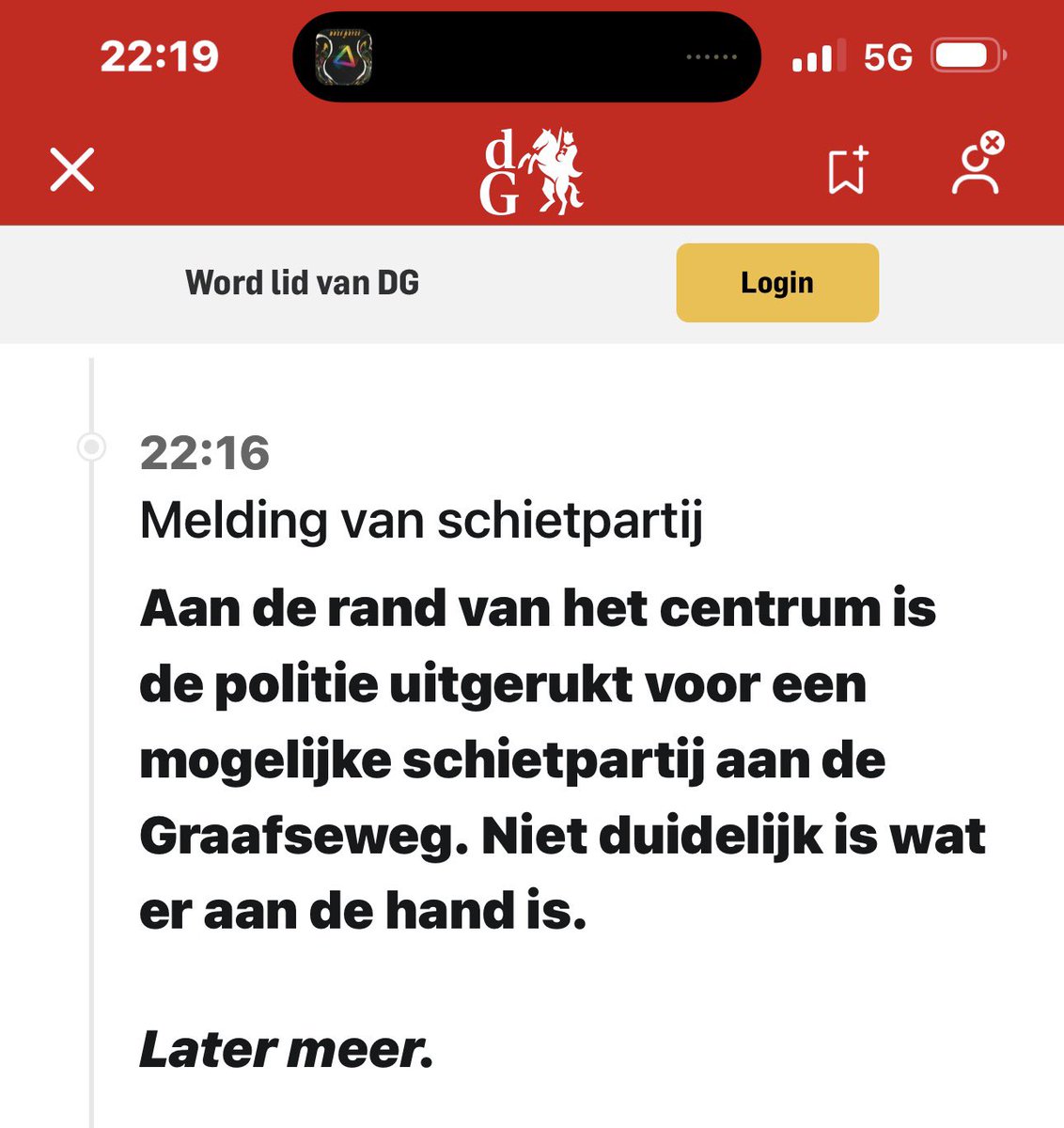 Incident met melding van steek- of schietpartij in Nijmegen
