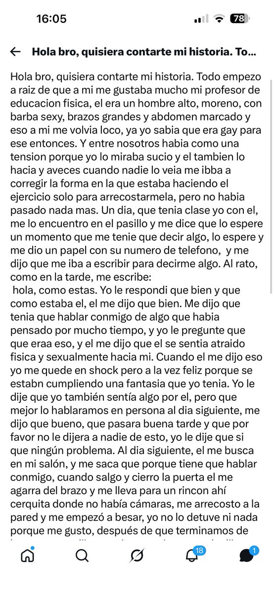 HctorMarmolejo's tweet photo. “El profe de educación física “
#gaytx #relatosgay #relatoscalientes #rett #profecaliente #morbo https://t.co/zWDOKht6VV