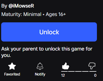 True_McShit's tweet photo. fuck you roblox now i can't play my friend's game https://t.co/c1TbUxJiyo