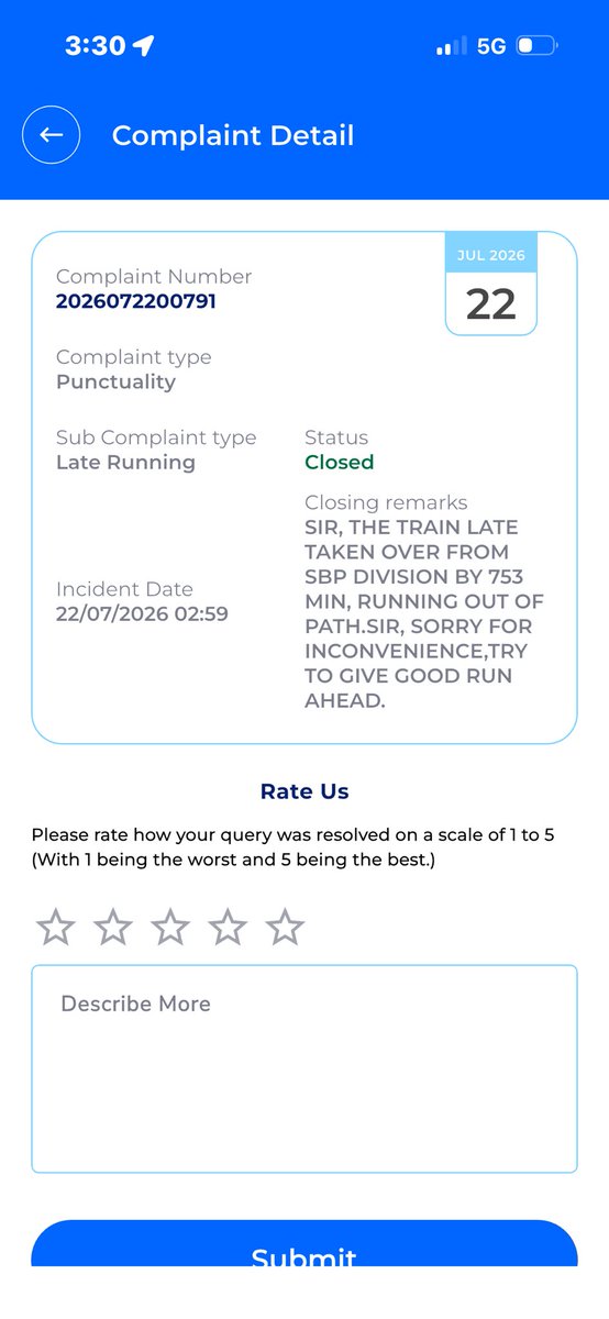 Sundaram713's tweet photo. What a Solution u https://t.co/giWdh2QEST my joining is in danger and you are taking it casually.shame on u and shame on such railway where an aspirant job is loss due to your railway system 😡
@RailwaySeva @AshwiniVaishnaw @RailMinIndia @EastCoastRail @PMOIndia https://t.co/4JezpAuFZy