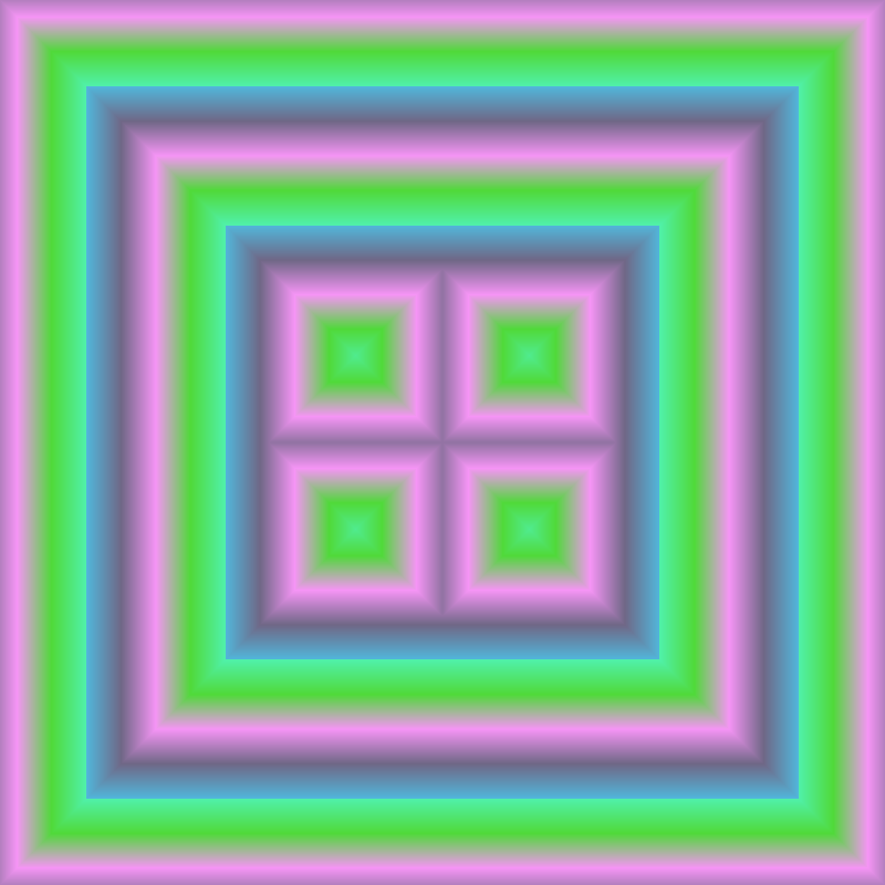 PatternRandom's tweet photo. N color gradient
c1=50f0a9,c2=4fd939,c3=f594f5,c4=6f6786,c5=51b6da,t=g,cr=1,xc=385,yc=242,nc=5,z=250 https://t.co/xQT87aWEpo