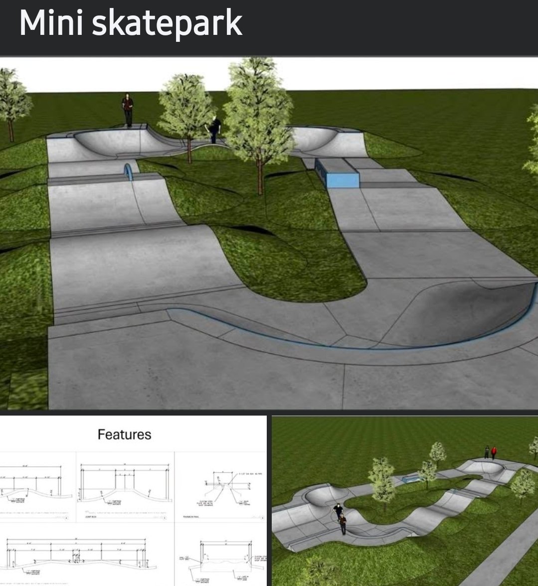 ChuckMcCueFL's tweet photo. @RoryDiamond This embarrassing "pump track" ain't making Duval great. $500,000 for this POS design. Why is the parking lot bigger than the skatepark? https://t.co/89aHhEWv1s