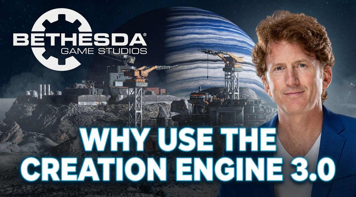 KingFanMan's tweet photo. Why Bethesda MUST use the Creation Engine! Todd howard just gave an interview showing his renewed commitment to the Creation Engine 3 for the #ElderScrolls6, #Fallout5 and future #Bethesda games!
Watch here & please share: https://t.co/GuH1cTSBPM https://t.co/DEnEkJ4AnP