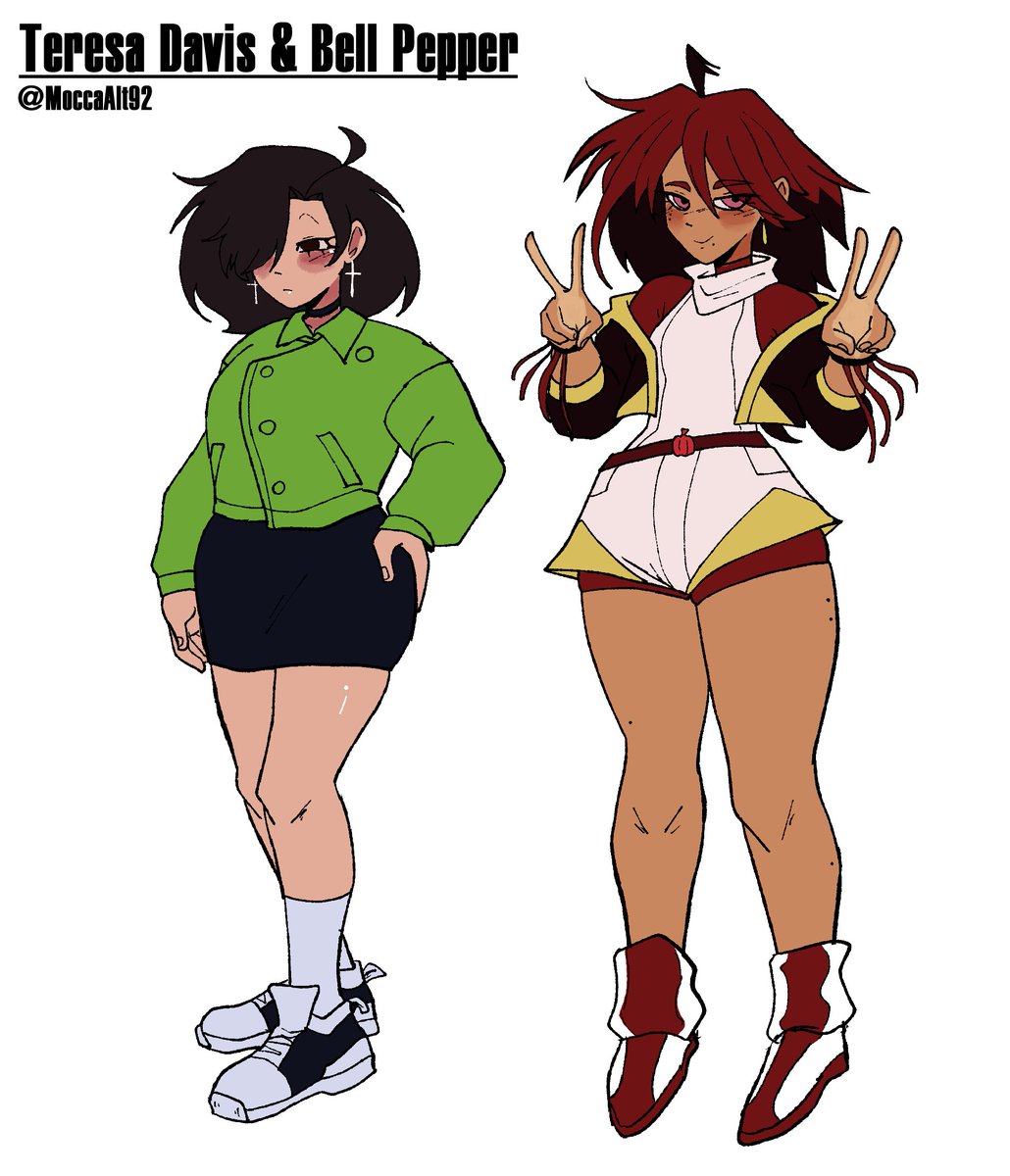 MoccaAlt92's tweet photo. Character I designed for @SpiritCharlote, his name is Bell Pepper. It was fun to draw jdhdjsjsjdj https://t.co/ocd2ozD6vP