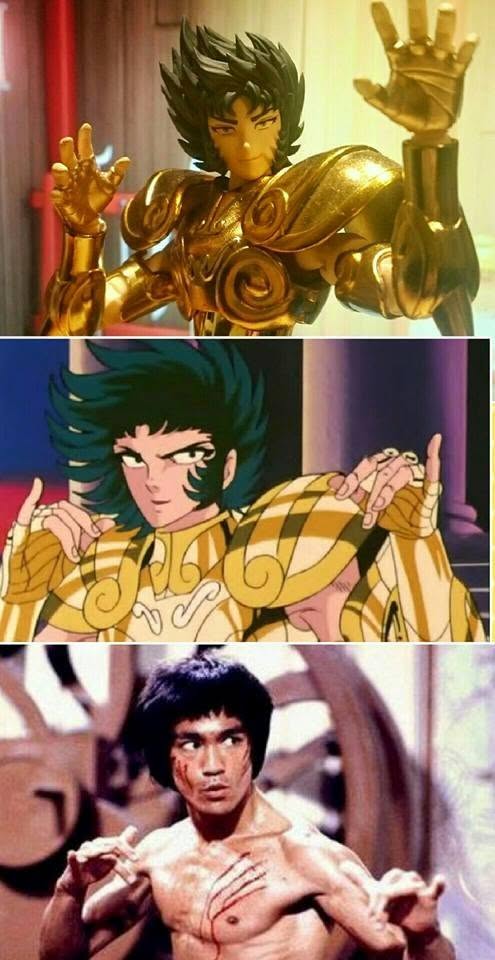 kamisamaexp's tweet photo. Foda é o Shura que é espanhol, tem nome japonês, protege uma deusa grega, tem uma espada inglesa e luta kung fu chinês. https://t.co/VEoXlc2CzJ