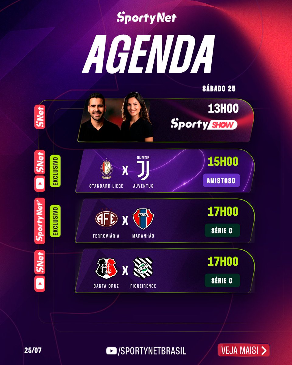 SportyNetBrasil's tweet photo. 🚨⚽ CHEGOU, CHEGOU CHEGANDO!

A Copa do Mundo acabou... mas aqui o futebol NÃO PARA! 🔥

É hora dos amistosos internacionais, Brasileirão Série B, Série C... e, claro, o nosso querido Tequilão! 🌮🍹⚽

Prepara a agenda, porque tem jogo de sobra e você acompanha tudo com a SportyNet! 📺💥

Segue os pontos...

#OFutebolNãoPara