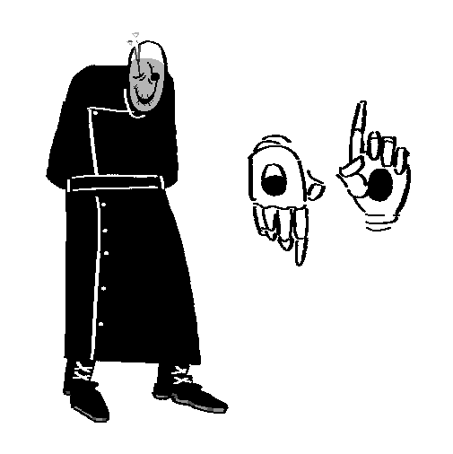 scrimofo's tweet photo. my name is wing gaster! the royal scientist https://t.co/XuqgZcuW9z
