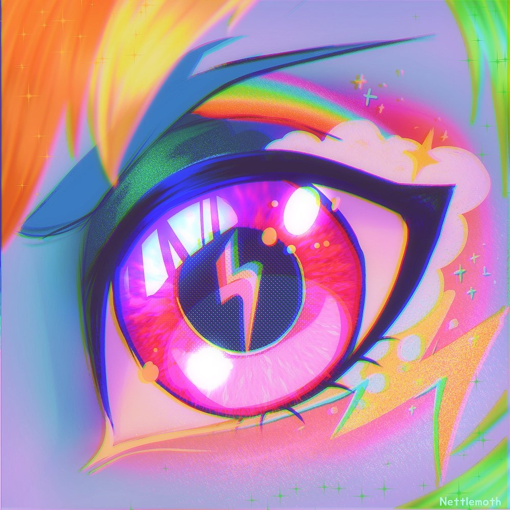 nettlemoth's tweet photo. The eyes remind me of my old 'fancy eyes' series I did a few years back I love ittt 😭🤩 https://t.co/5zUAvzZpam