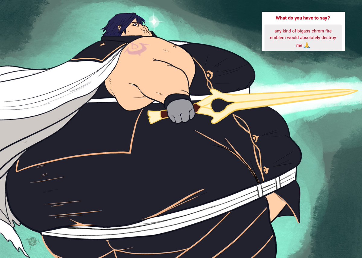 AbyssofSweets's tweet photo. you meant you literally wanted chrom with a big ass right? https://t.co/AwDd4ie0Cd