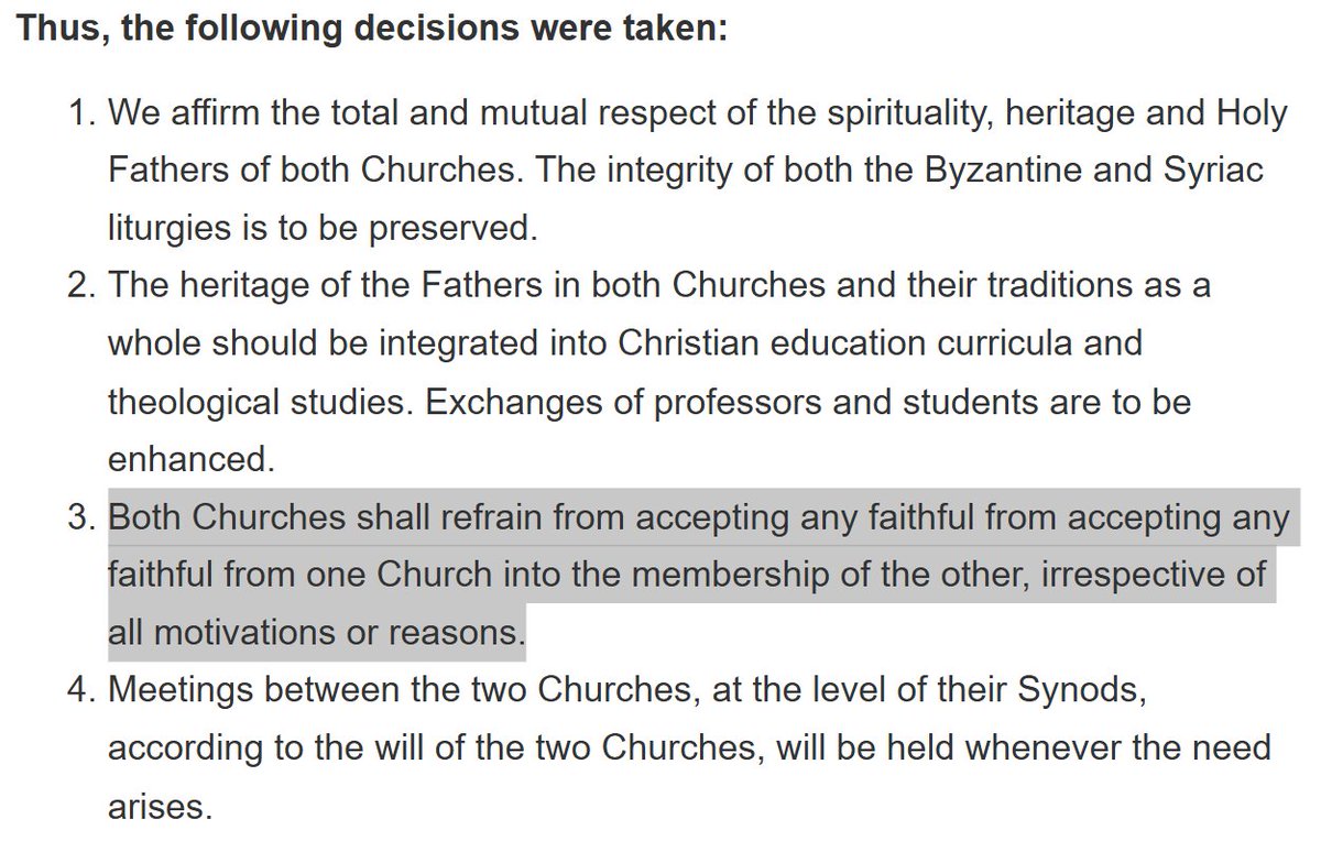 mzer__'s tweet photo. @Danteyrz1r @UntoldFortune https://t.co/ur1KqOUKan

Pat. Ignatius IV (EO) in 2014 also just straight up said to not accept converts, not merely forbid proselytism. https://t.co/btlhG2VAeo