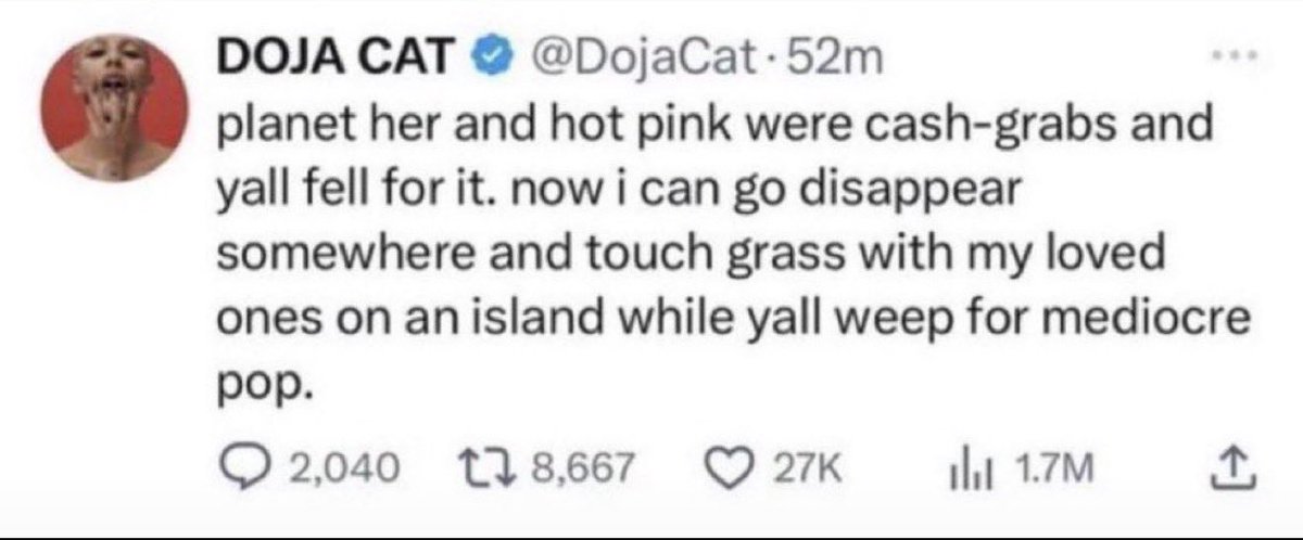 erion_jordan's tweet photo. She been flopping ever since this tweet 🤭 https://t.co/ilav3LZoZo