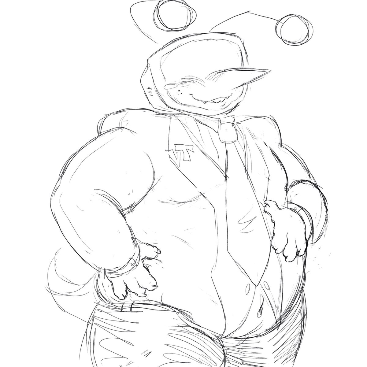 greenrubs's tweet photo. Seeing people talk about fat tenna again....so here's some of my favorite drawings I've done of him #deltaruined https://t.co/ObaUm4n30j