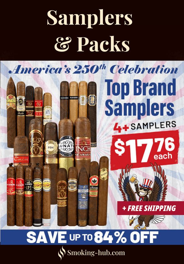 CigarDealHunt's tweet photo. Fivers, My Father Blue, samplers and packs, Mr Punch Wieners and more - link in bio https://t.co/FIiuzZN5g4