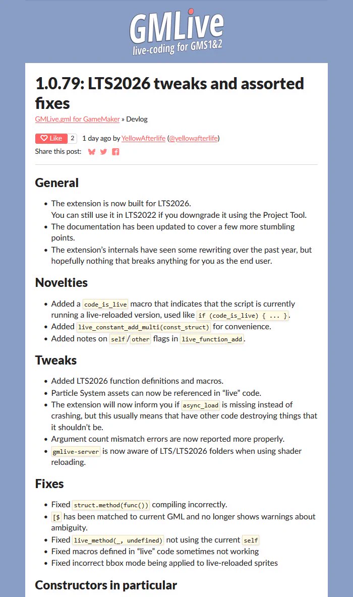 A screenshot of the linked changelog post.
