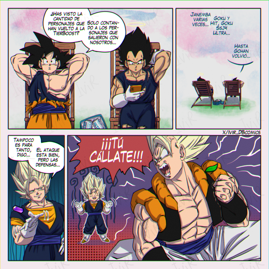 IviR_DBcomics's tweet photo. Nuevo cómic cortito terminado 🗣🗣🗣
Oye, todo el mundo esta volviendo... PErO quE paSó cON eSte de aCÁ??!!

ESP-ENG
Comisiones ABIERTAS✨
#dragonball #DBLegends #Goku #Vegeta #Gogeta #Vegetto #commissionsopen https://t.co/LvaOIhZFsl