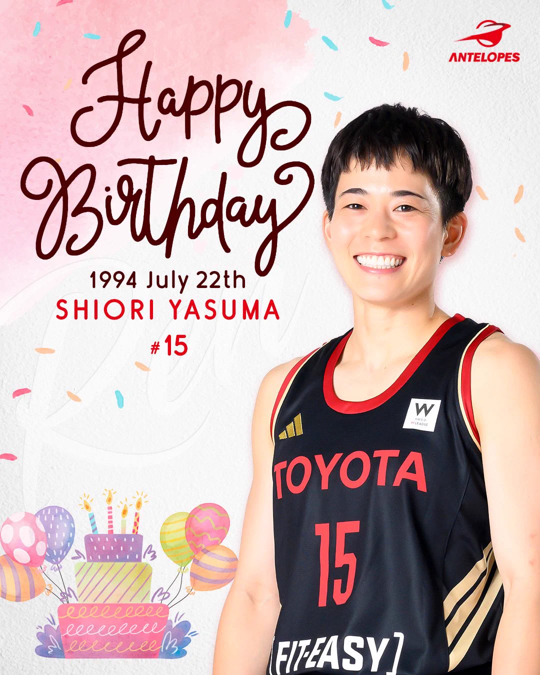 公式】トヨタ自動車アンテロープス🏀TOYOTA 𝘼𝙣𝙩𝙚𝙡𝙤𝙥𝙚𝙨