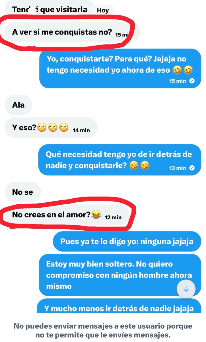 acoolteacher5's tweet photo. Empieza así y acaba en bloqueo por su parte 🤣
A ver, chicos, ordenad vuestras cabezas primero… Cómo pretendéis entrar así a alguien, después de haberle seguido hace literalmente 2 horas y sin conocerle de nada? En serio pensáis que puede salir algo bueno de ahí? PE-RE-ZA 🥴🥴 https://t.co/KRhgjSqXaW