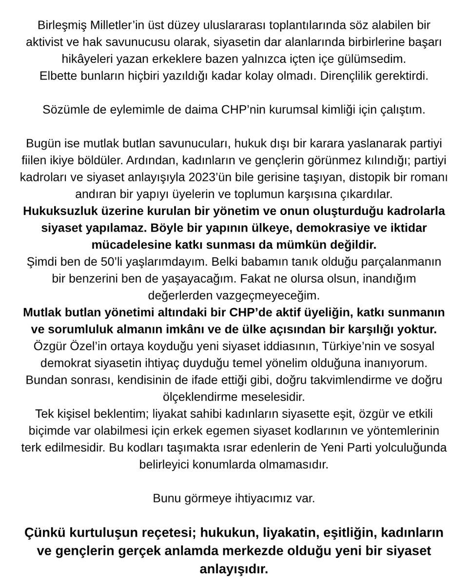 TopkayaSevinc's tweet photo. İlk ve son kez bu kadar BEN diyeceğim! #CHP https://t.co/DjHeGqm4Ho